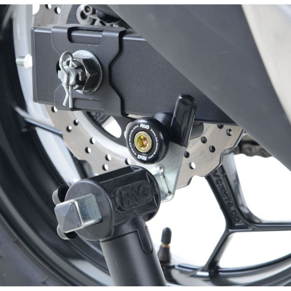 R&G Racing Black Cotton Reels For 2022-2024 CFMoto 800MT Explore
