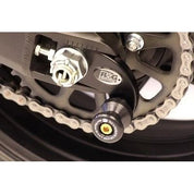 R&G Racing Black Cotton Reels Offset For 2007-2008 Kawasaki Ninja ZX6R ZX600P