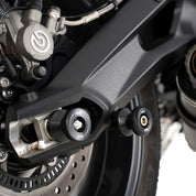 R&G Racing Black Cotton Reels Offset For 2006-2012 Triumph Daytona 675