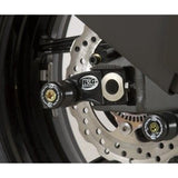 R&G Racing Black Cotton Reels Offset For 2007-2008 Kawasaki Ninja ZX6R ZX600P