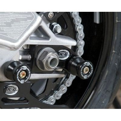R&G Racing Black Cotton Reels Offset For 2009-2014 BMW HP4 ABS