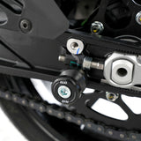 Carretes de algodón negro R&G Racing para Husqvarna Norden 901 (2022-2024)