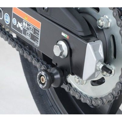 R&G Racing Black Cotton Reels Offset For 2013-2018 Honda CB500F