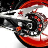 Carretes de algodón naranja R&G Racing para KTM 1050 Adventure 2015-2016