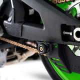 R&G Racing Black Cotton Reels For 2016-2024 Kawasaki Ninja ZX10R ZX1000