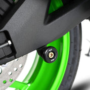 R&G Racing Black Cotton Reels For 2016-2024 Kawasaki Ninja ZX10R ZX1000