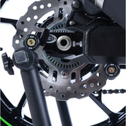 R&G Racing Black Cotton Reels Offset For 2017-2019 Kawasaki Z900 ZR900