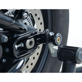 R&G Racing Red Offset Cotton Reels For 2017-2024 Triumph Bonneville Bobber