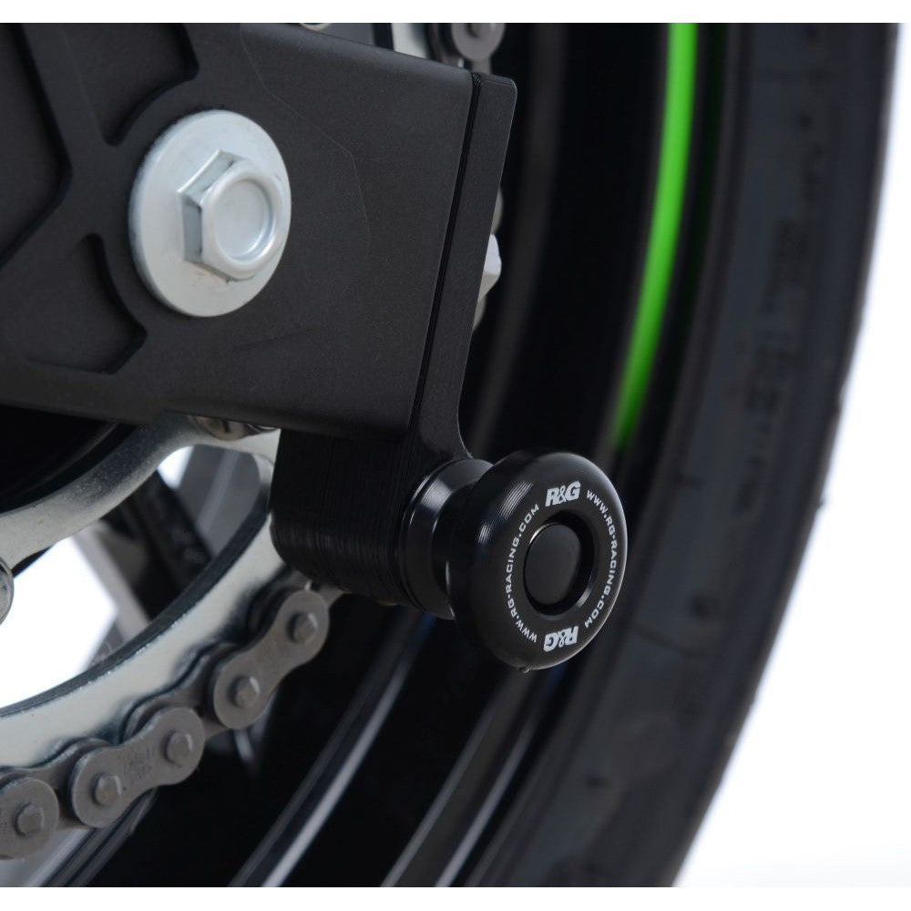 R&G Racing Black Cotton Reels Offset For 2024-2025 Kawasaki Eliminator 500
