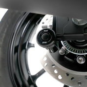 R&G Racing Black Cotton Reels Offset For 2024-2025 Kawasaki Eliminator 500