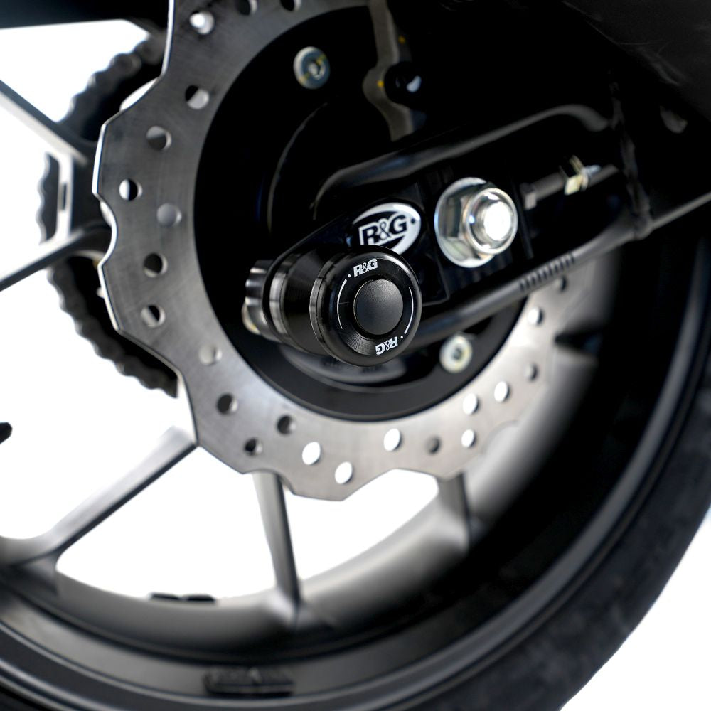 R&G Racing Black Cotton Reels Offset For 2019-2020 Honda CB400X