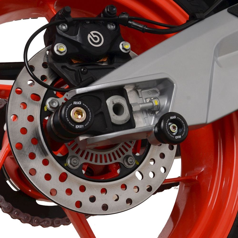 R&G Racing Black Cotton Reels For 2021-2024 Aprilia RS660