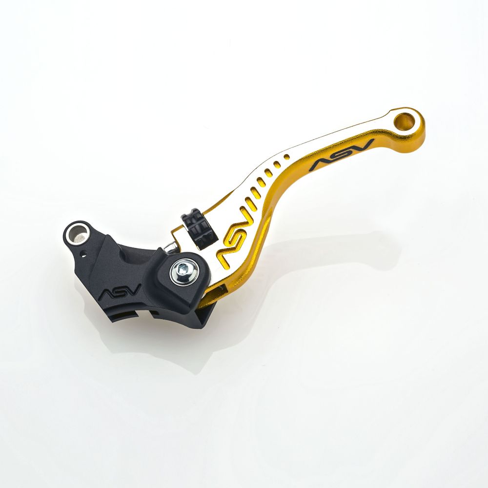 ASV C5 Sport Clutch Lever Shorty Gold Bicolor CRC541