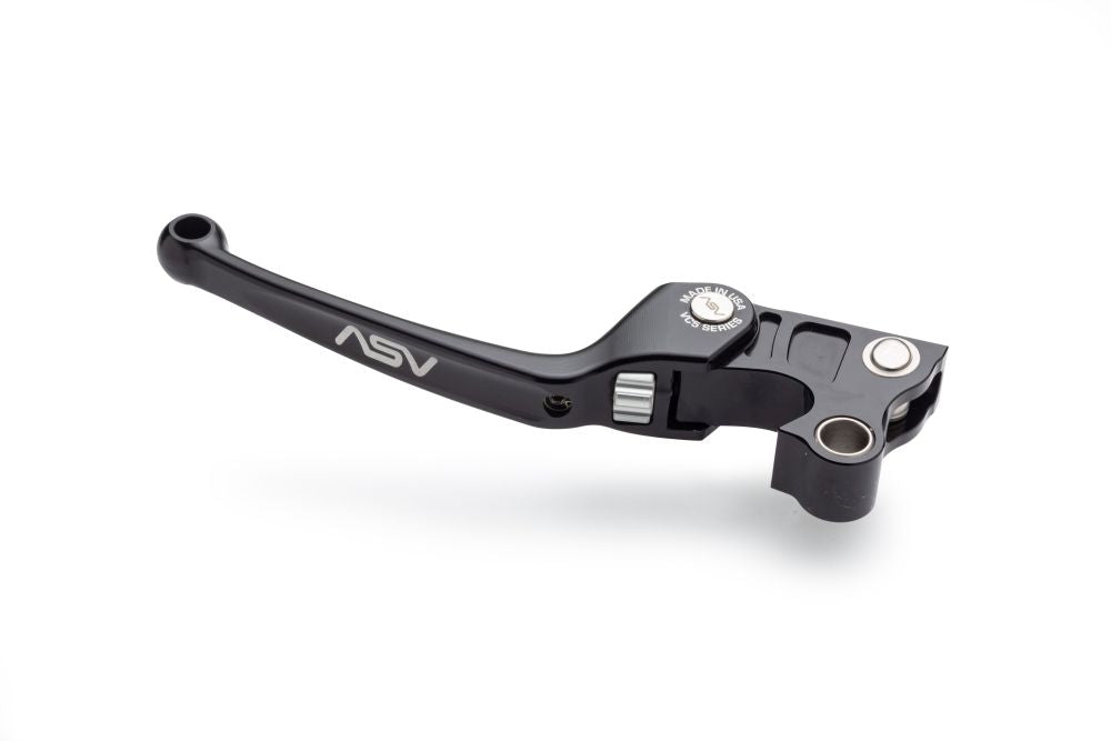 ASV VC5 V-Twin Clutch Lever Standard Black For Harley Dyna 96-17/Softail 05-14/Touring 96-07