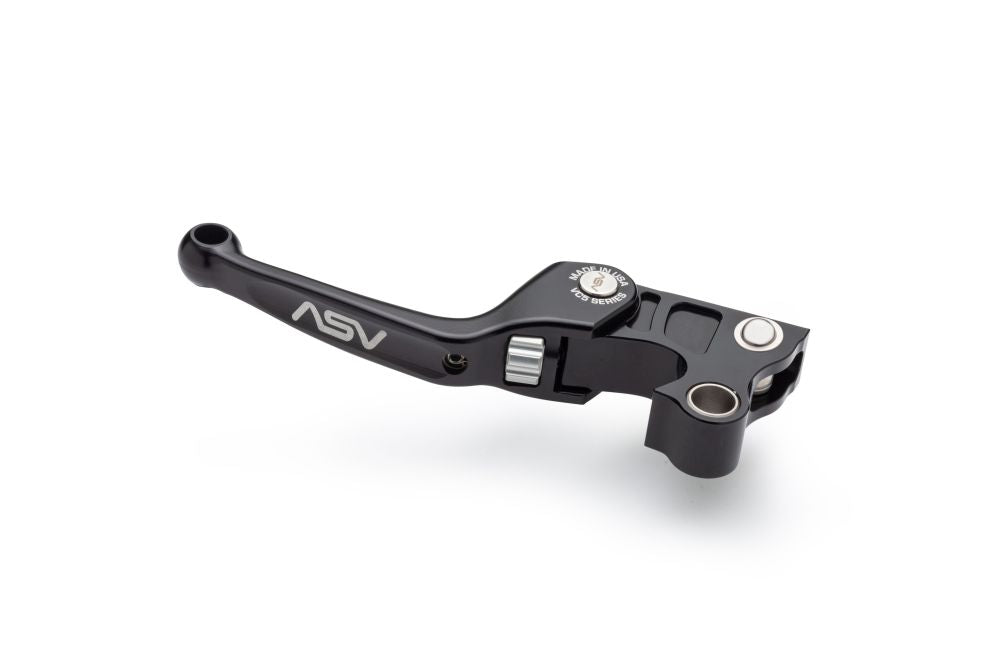 ASV VC5 V-Twin Clutch Lever Shorty Black For Harley Dyna 96-17 Softail 05-14 Touring 96-07