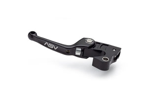 ASV VC5 V-Twin Clutch Lever Shorty Black For Harley Sportster 14-22 CVC583-SK