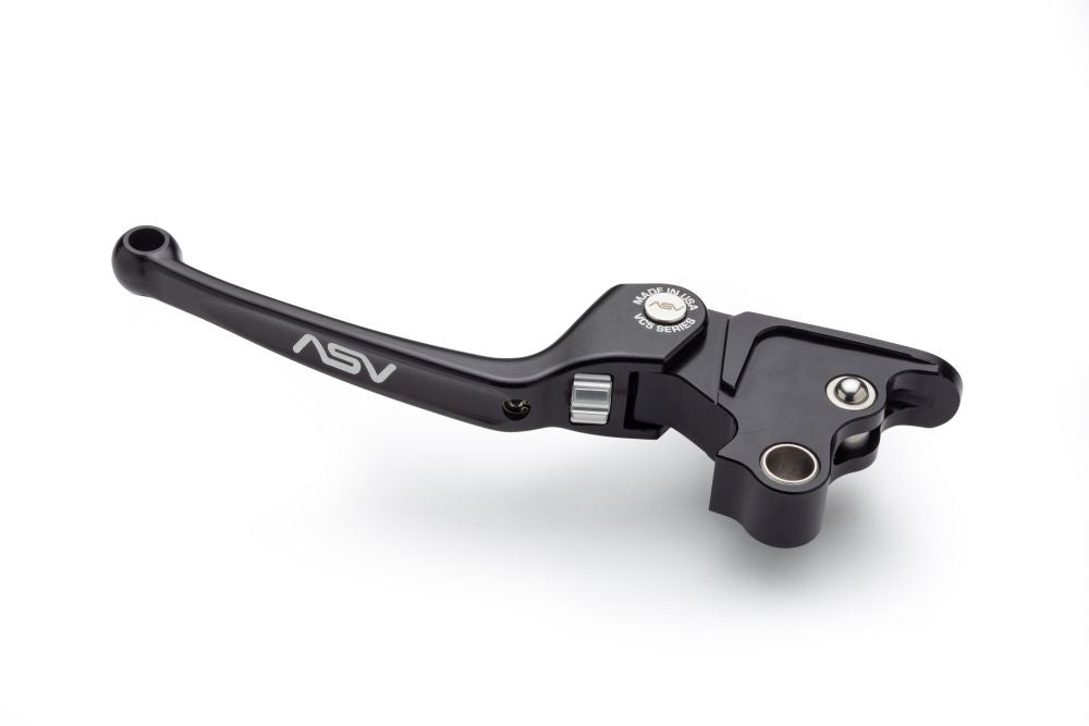 ASV VC5 V-Twin Cable Clutch Lever Standard Black For Harley Softail 15-24 Touring 08-16