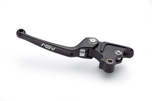 ASV VC5 V-Twin Clutch Lever Standard Black For Harley Touring 21-25 CVC587-K