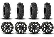 System 3 SB-7 Beadlock Matte Black 15" Wheels And XC450 Tires [32x10R-15]