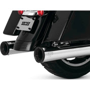 Vance & Hines 16708 Eliminator 400 Slip-Ons, Chrome with Black End Caps