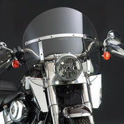 National Cycle Clear SwitchBlade Chopped Quick Release Windshield With Mount Kit, Covered Forks