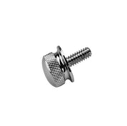 KURYAKYN CHROME 1/4"-20 KNURLED SEAT SCREW ONLY FOR HARLEY-DAVIDSON EACH 9038