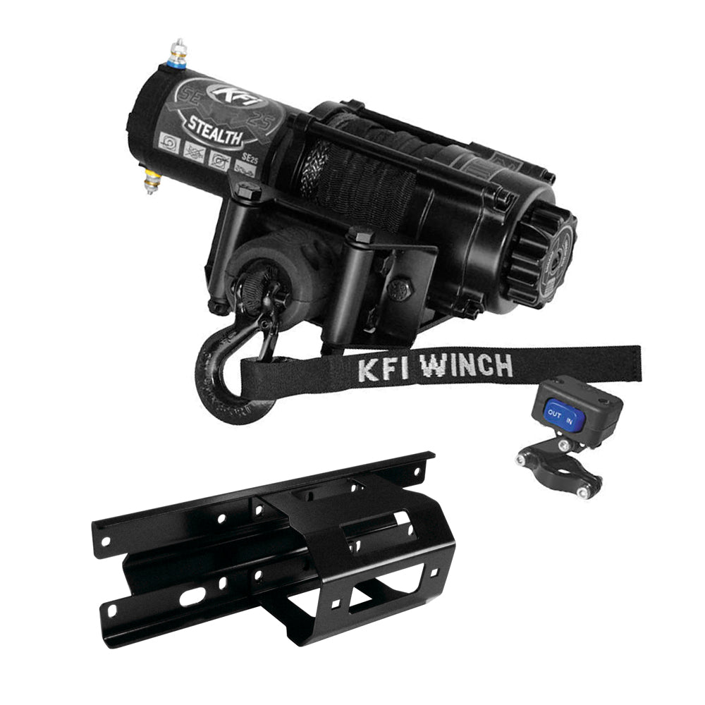 KFI 2500 lb Assault Winch And Optional Mount