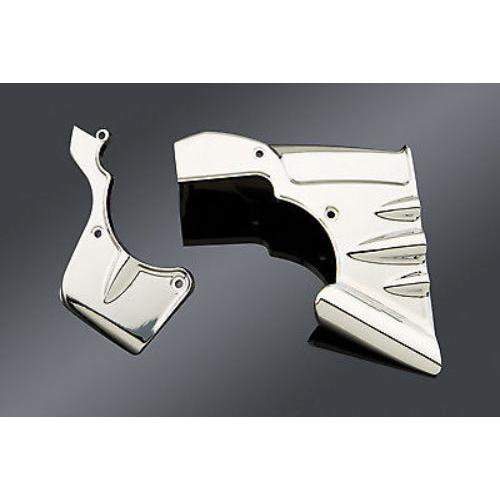 Harley FLHX 2007-2008Transmission Shroud For True Dual Headers Chrome Kuryakyn