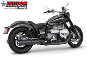 Freedom Performance 4.5" Slip-On Exhaust Straight Cut Black Chrome Tip For BMW R18 2021