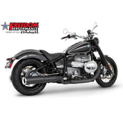 Freedom Performance 4.5" Slip-On Exhaust Straight Cut Black Chrome Tip For BMW R18 2021