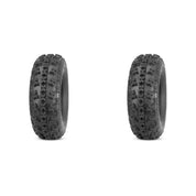 Set of 2 QUADBOSS QBT738 Front Tires 22x7-10 4-ply