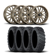 ITP Hurricane 20" Bronze Wheels And Versa Cross XTR Tires [33x10-20]