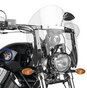 National Cycle Clear SwitchBlade Shorty Quick Release Windshield With Mount Kit, Straight Forks
