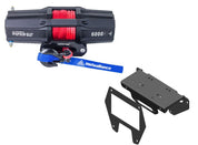 Viper V2 UTV Winch Kit 3500 lb Standard Spool With 40 Feet Red Synthetic Rope With Mount For Polaris RZR Pro XP/4 2020-2022