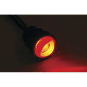 Letric Lighting Royal Flush Mount G2 LED 2-Wire, 9/16", Black/Red