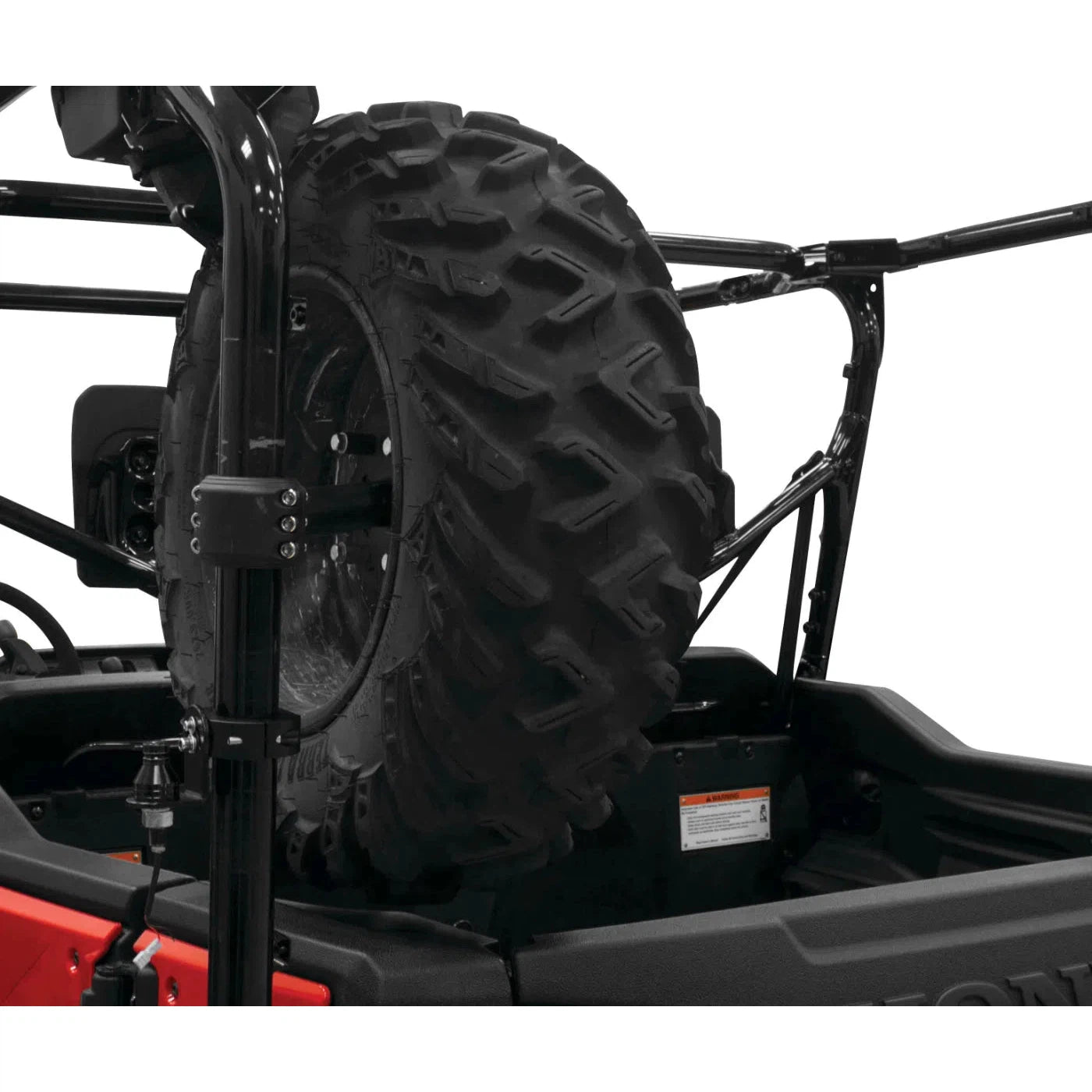 DragonFire Racing 1.75" Universal Spare Tire Carrier - Black - 04-0044