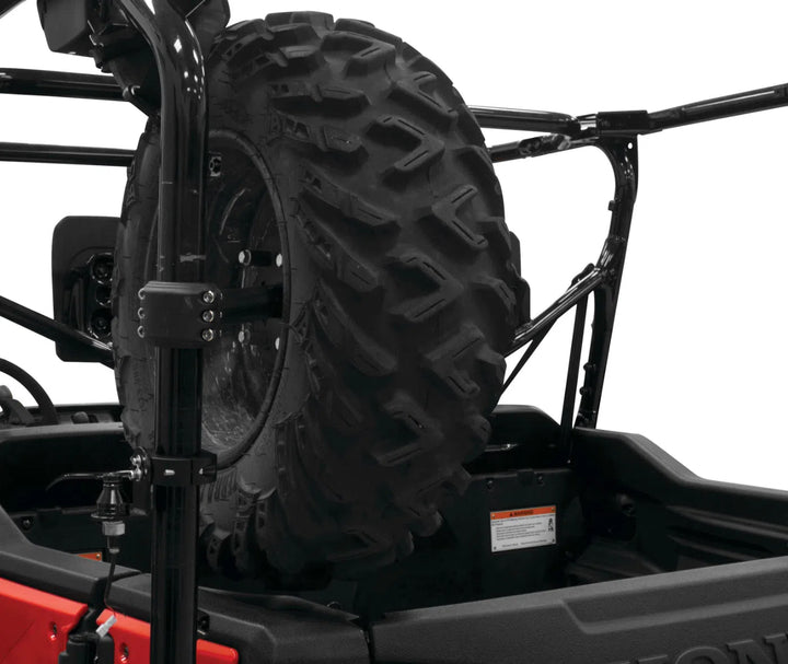 DragonFire Racing 1.75" Universal Spare Tire Carrier - Black - 04-0044
