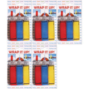 Set of 5 Wrap It Up, 3 / Blister, 1 Red, 1 Yellow, 1 Blue