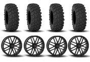 System 3 ST-3 Simulated Beadlock Matte Black 22" Wheels And XTR370 Tires [37x10R-22]