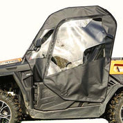 Falcon Ridge Black Canvas Soft Roll-Away Doors With Zipper For CFMOTO UForce 2014-2022
