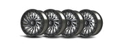 Bullite Set of 4 Blade Wheel 14X7.0 Gun Metal/Black 4/137 5+2