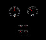 Dakota Digital 1968 Chevrolet Camaro HDX Analog Gauge kit With Console Gauges HDX-68C-CAC