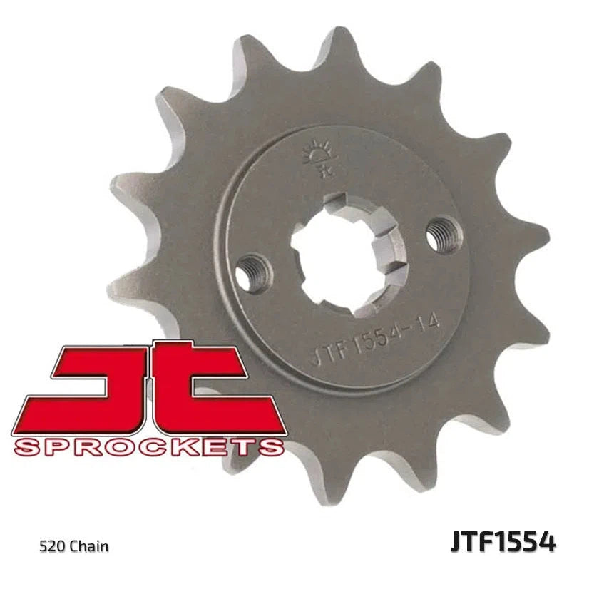 520 Chain Natural, Front & Rear Sprocket Kit for HYOSUNG GT250 R 2011-2015