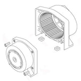 SPI AC-12002J Replacement End Housing And Clutch Assembly For 6212002 Winch