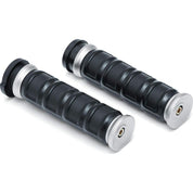 Kuryakyn Dillinger Grips for V-Twin TBW Silver