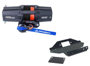 Viper V2 ATV Winch Kit 3500 lb Standard Spool With 40 Feet Blue Synthetic Rope With Mount For Kawasaki Brute Force 650 2006-2013