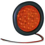 4 ROUND AMBER STROBE LIGHT