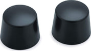 Kuryakyn Axle Caps for V-Twin Smooth Black
