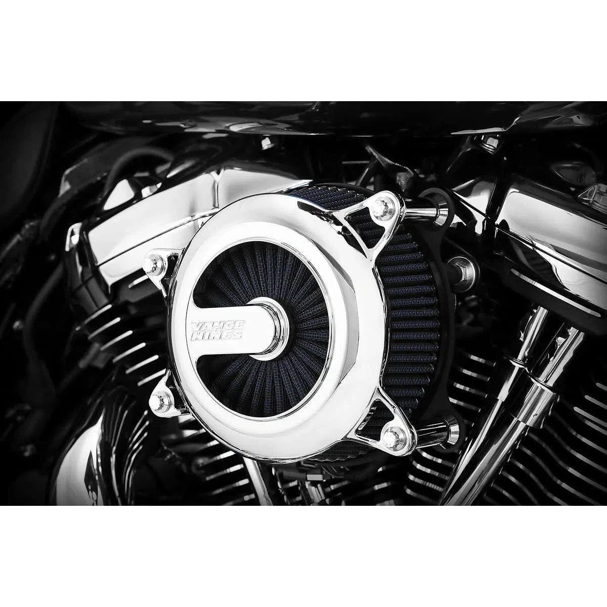 Vance & Hines 70085 Chrome VO2 Rogue Air Intake Cleaner for 18-Up Harley Softail M8