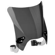 National Cycle Mohawk Windshield Long Curved Arms Chrome N2841-001
